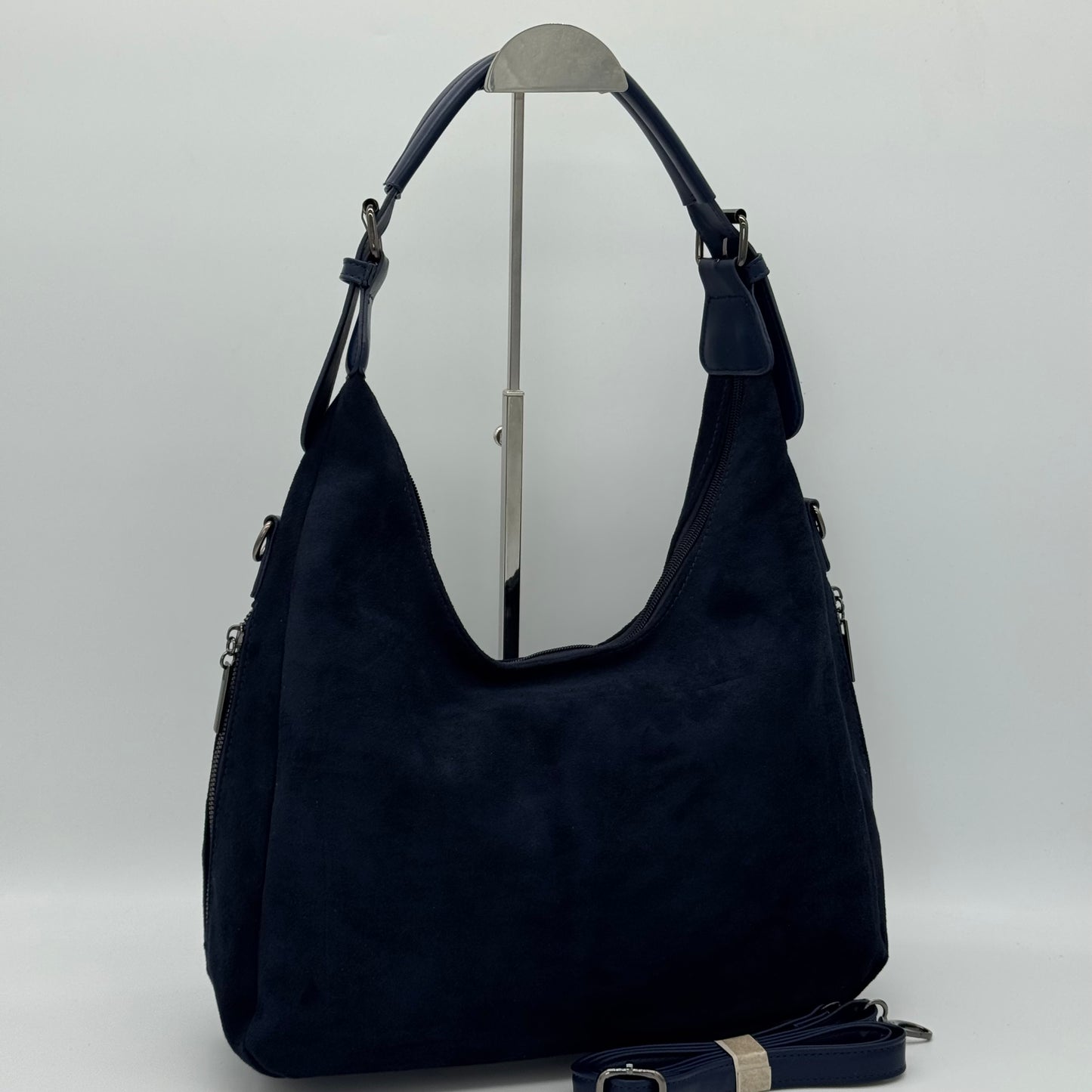 Faux Suede Shoulder Bag